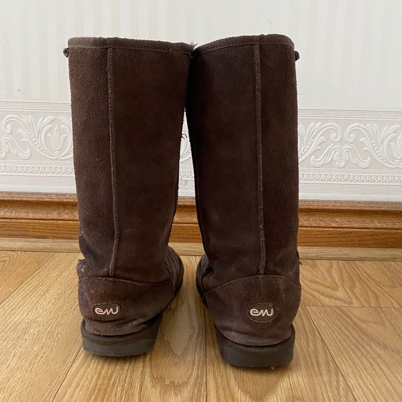 EMU Tall Chocolate Brown Cozy Winter Boots - Picture 4 of 8